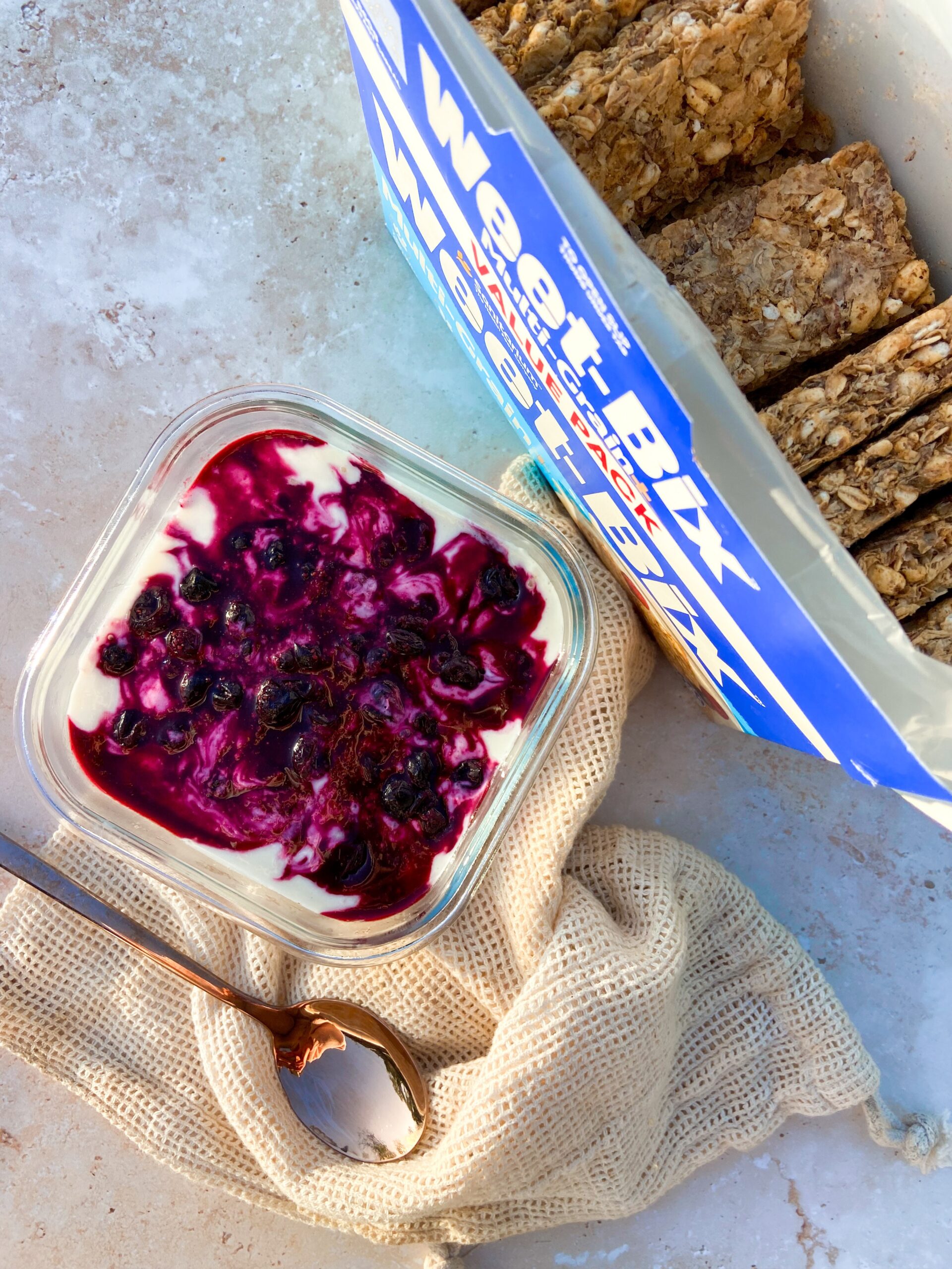 Blueberry Cheesecake Overnight Weetbix! - Grains &amp; Legumes Nutrition Council